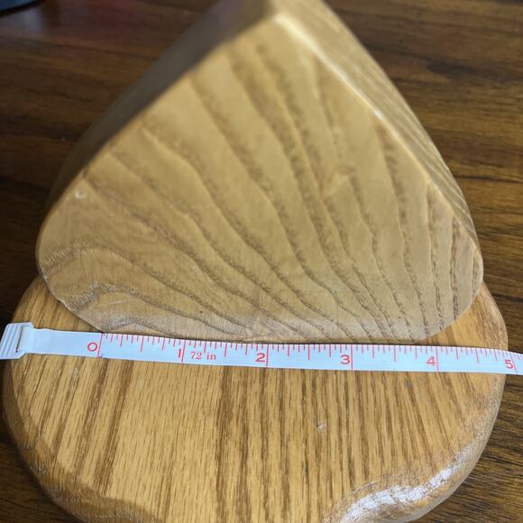 Wooden Heart Cross Shelf Handmade With Character, Primitive Cottage Aesthetic - Picture 8 of 9